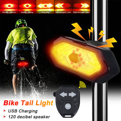 💡 Cyklistické zadní světlo｜Bezdrátové dálkově ovládané blinkry ⭐