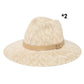 👒 Skládací dámský pletený sluneční klobouk – Elegantní fedora styl s UV ochranou