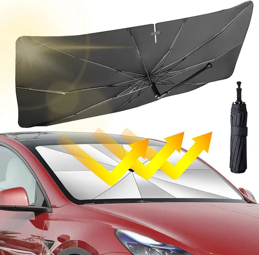 🌞 50% SLEVA 🚗 Skládací sluneční ochrana na čelní sklo automobilu