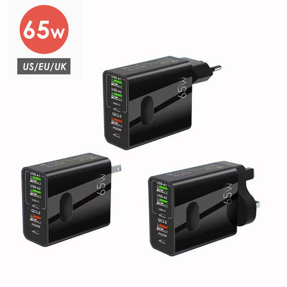 🔥[Praktický dárek] 65W a 120W rychlá nabíječka s více porty