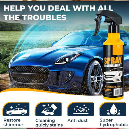 🔥Blesková akce & 50 % SLEVA🔥 Nano hydrofobní sprej na auto