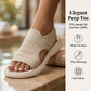 🥿 Síťované dámské sandály s vysokou podrážkou