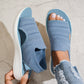 🥿 Síťované dámské sandály s vysokou podrážkou