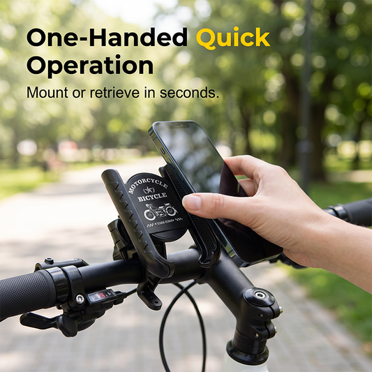 🚲 Uzamykatelný držák na telefon na kolo s rychloupínáním