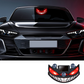 🚗 Solární LED výstražné světlo „ďáblovo oko“ pro automobily  😈