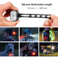 Dobíjecí přední a zadní světlo na kolo