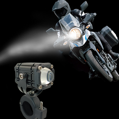 🔦 Dvoupaprsková LED světla pro motorku – dálkové a potkávací světlo, Na dobírku!🏍️