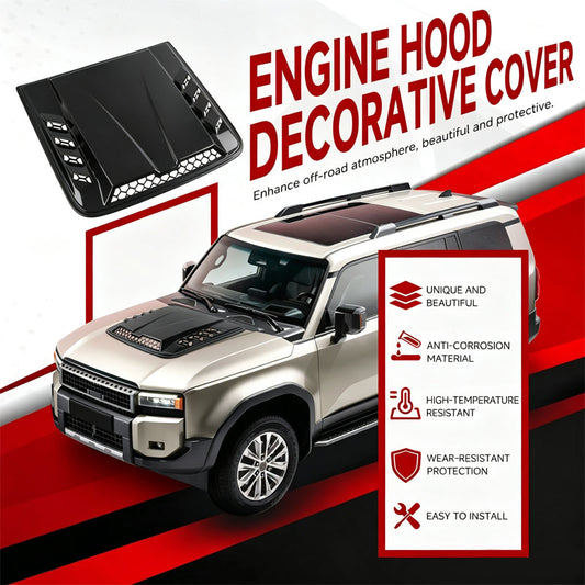 🔩🚘 Dekorační ventilace na kapotu z ABS｜Sportovní vzhled bez vrtání
