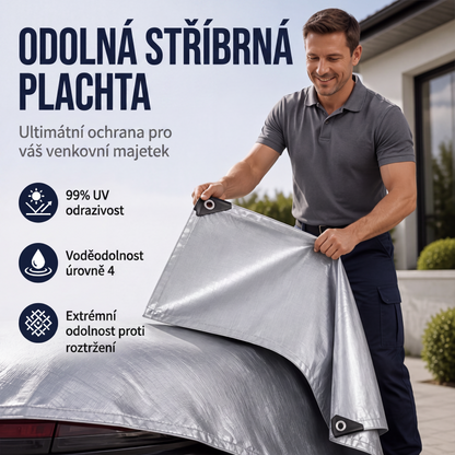 🌧️ Zesílená zahuštěná voděodolná plachta