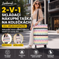 🎒 Přeměnitelná nákupní taška se skrytými kolečky – nosnost 20 kg, rozšiřitelná pomocí zipu ⚖️